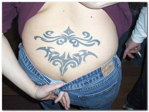 Tribal Designs Tattoos On Lower Back